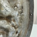 Vintage Relief Plaque Oval Wall Hanging Cast Metal