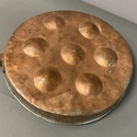 Antique Copper Escargot Pan Poached Egg Tradition 