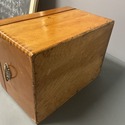 Antique Hand Made Wood Box Storage Dovetail Corner