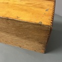 Antique Hand Made Wood Box Storage Dovetail Corner
