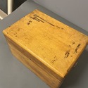 Antique Hand Made Wood Box Storage Dovetail Corner