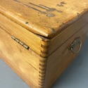 Antique Hand Made Wood Box Storage Dovetail Corner
