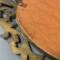 Made in Italy Bronze Metal Picture Frame Oval Bubb