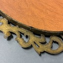 Made in Italy Bronze Metal Picture Frame Oval Bubb