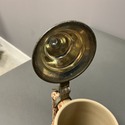 German Stein Gerz Gerzit Pewter Lid Flirting Coupl