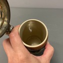 German Stein Gerz Gerzit Pewter Lid Flirting Coupl