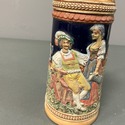German Stein Gerz Gerzit Pewter Lid Flirting Coupl