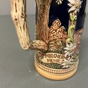 German Stein Gerz Gerzit Pewter Lid Flirting Coupl