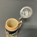 German Thewalt Beer Stein Blue w Relief Pastoral S