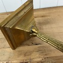 Vintage Brass Taper Candlestick Holder Rams Head F