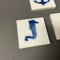 Italian Coastal Blue White Earthenware Tiles Medit
