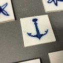 Italian Coastal Blue White Earthenware Tiles Medit