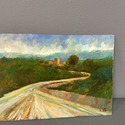 Original Italian Oil Painting Tuscany Landscape It
