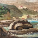 Italian Oil Painting Naples Region Mediterranean S