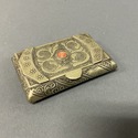 Vintage White Metal Betal Nut Box Cigarette Callin