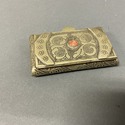 Vintage White Metal Betal Nut Box Cigarette Callin