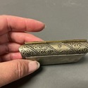 Vintage White Metal Betal Nut Box Cigarette Callin