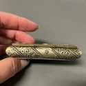 Vintage White Metal Betal Nut Box Cigarette Callin