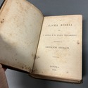 Antique Italian Bible Sacra Bibbia 1859 London Pub