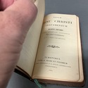 Antique Book Manuale Christianum N 1512 Leather Bo
