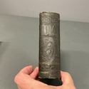 Antique Italian Religious Prayer Book Leather Boun