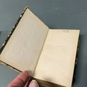 Antique Italian Religious Prayer Book Leather Boun