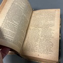 Antique Italian Religious Prayer Book Leather Boun