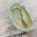 Italian Earthenware Pottery Butter Mold Made by Mo