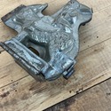 Antique 2 Part Metal Chocolate Mold St. Nicholas F