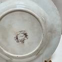 Antique Transferware Brown Soup Bowl Wide Rim Ital