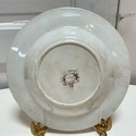 Antique Transferware Brown Soup Bowl Wide Rim Ital