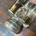 Antique Heavy Glass Inkwell 800 Sterling Silver Ma