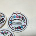 3 Demitasse Tea Cups and Saucers made in China Flo