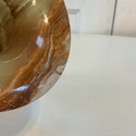 Onyx Stone Vase Hand Carved Natural Green Brown Ba