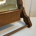 Antique Shaving Wall Mirror w Storage Cubby Shelf 