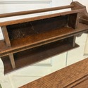 Antique Shaving Wall Mirror w Storage Cubby Shelf 