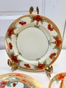 Red Gold Poppies Teacups Saucers Plates Pitcher Se