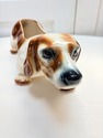 Vintage Hound Dog Planter MCM Ceramic Pottery Mark