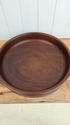 Vintage Dark Wood Large Bowl Serving Salad Fruit H