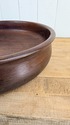 Vintage Dark Wood Large Bowl Serving Salad Fruit H