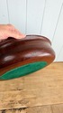 Vintage Dark Wood Large Bowl Serving Salad Fruit H