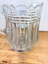 Vintage Heavy Glass Pitcher Jug Water Ice Tea Sawt