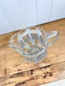 Vintage Heavy Glass Pitcher Jug Water Ice Tea Sawt