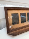 Antique Wood Wall Shelf 4 Part Picture Frame Combo