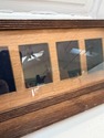 Antique Wood Wall Shelf 4 Part Picture Frame Combo