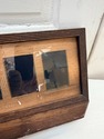 Antique Wood Wall Shelf 4 Part Picture Frame Combo