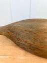 Hand Carved Wood Duck Decoy Solid Wood Tones Amber