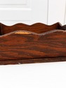 Vintage Wooden Caddy Primitive Wood Storage Tray S