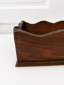 Vintage Wooden Caddy Primitive Wood Storage Tray S
