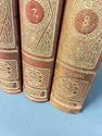 Antique Leather Bound 6 Volume Book Lot World Hist